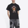 Tricou cu logo Varsity, croială medie „Negru” 612966TLV891076