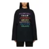 Tricou cu mânecă lungă și logo Languages „Black Multicolor” 641667TJVI32771