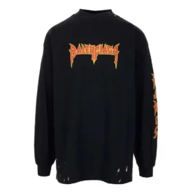 Tricou cu mânecă lungă Metallica „Black Orange” 693949TMV881055