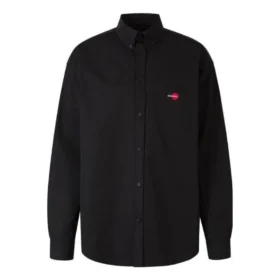 Tricou cu mânecă lungă Uniform, croială largă, „Negru” 623750TIM391000