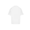 Tricou cu mânecă scurtă, alb, cu imprimeu alfabetic și logo Crown 594599TGV489000