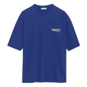 Tricou cu mânecă scurtă, albastru regal, pentru Political Campaign, versiune mare 518213TAV444540 Tricou cu mânecă scurtă, albastru regal, pentru Political Campaign, versiune mare 518213TAV444540