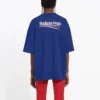 Tricou cu mânecă scurtă, albastru regal, pentru Political Campaign, versiune mare 518213TAV444540