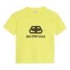 Tricou cu mânecă scurtă BB, imprimat, galben 583224TFV657072