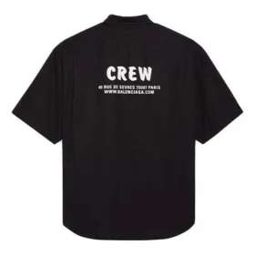 Tricou cu mânecă scurtă Crew „Negru” 622251TIM391000