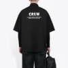 Tricou cu mânecă scurtă Crew „Negru” 622251TIM391000