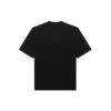 Tricou cu mânecă scurtă, croi larg, cu logo BB în stil mozaic și litere, negru 612965TKVI71070