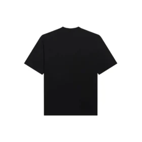 Tricou cu mânecă scurtă, croi larg, cu logo BB în stil mozaic și litere, negru 612965TKVI71070 Tricou cu mânecă scurtă, croi larg, cu logo BB în stil mozaic și litere, negru 612965TKVI71070