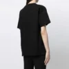 Tricou cu mânecă scurtă, croi larg, cu logo BB în stil mozaic și litere, negru 612965TKVI71070