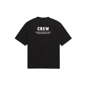 Tricou cu mânecă scurtă, croi larg, imprimeu pe gât, negru 620941TIV741070 Tricou cu mânecă scurtă, croi larg, imprimeu pe gât, negru 620941TIV741070