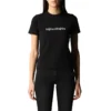 Tricou cu mânecă scurtă, croială slim, cu simbol, negru 612964TIV501070