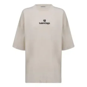 Tricou cu mânecă scurtă, cu logo brodat „Alphabet”, gri-alb 641532TJVA99054 Tricou cu mânecă scurtă, cu logo brodat „Alphabet”, gri-alb 641532TJVA99054