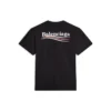 Tricou cu mânecă scurtă cu logo de Political Campaign „Negru” 612964TKVJ11070