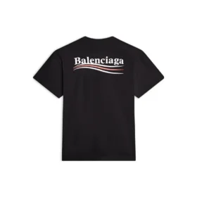 Tricou cu mânecă scurtă cu logo de Political Campaign „Negru” 612964TKVJ11070 Tricou cu mânecă scurtă cu logo de Political Campaign „Negru” 612964TKVJ11070