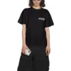 Tricou cu mânecă scurtă cu logo de Political Campaign „Negru” 612964TKVJ11070
