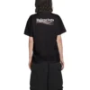 Tricou cu mânecă scurtă cu logo de Political Campaign „Negru” 612964TKVJ11070