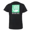 Tricou cu mânecă scurtă din bumbac ecologic, negru 578133THV631000