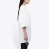 Tricou cu mânecă scurtă și imprimeu Balenciaga pentru bărbați, alb 620941TIV749040