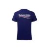 Tricou cu mânecă scurtă și imprimeu cu logo-ul Alphabet, albastru 612964TIV521195