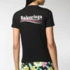 Tricou cu mânecă scurtă și imprimeu cu logo-ul Alphabet, negru 612964TIV521070