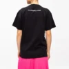 Tricou cu mânecă scurtă și imprimeu „I Love U”, negru 612965TJVL51070