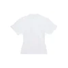 Tricou cu mânecă scurtă și logo graffiti, alb, 641590TJV969040