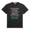 Tricou cu mânecă scurtă și logo imprimat „Negru” 612965TJVI32771