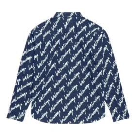 Tricou cu mânecă scurtă și logo Scribble, croială largă „Midnight Blue” 662983TLLJ48502