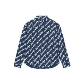 Tricou cu mânecă scurtă și logo Scribble, croială largă „Midnight Blue” 662983TLLJ48502