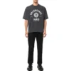 Tricou cu mânecă scurtă și logo Varsity „Washed Black” 612966TMV981000