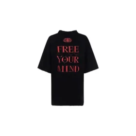 Tricou cu mânecă scurtă și slogan imprimat, negru 641532TJV781000 Tricou cu mânecă scurtă și slogan imprimat, negru 641532TJV781000