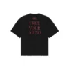 Tricou cu mânecă scurtă, imprimeu Balenciaga, negru, pentru bărbați, 641614TJV781000