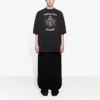 Tricou cu mânecă scurtă, imprimeu Balenciaga, negru, pentru bărbați, 641614TJV781000