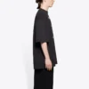 Tricou cu mânecă scurtă, imprimeu Balenciaga, negru, pentru bărbați, 641614TJV781000