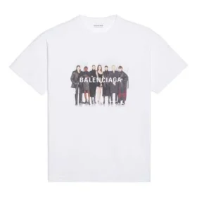 Tricou cu mânecă scurtă, imprimeu cu logo retro și portret al trupei „White” 612965TIV479000 Tricou cu mânecă scurtă, imprimeu cu logo retro și portret al trupei „White” 612965TIV479000
