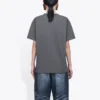 Tricou cu mânecă scurtă, imprimeu cu portretul formației și logo, stil retro, gri 612965TIV471404