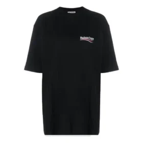 Tricou cu mânecă scurtă, imprimeu Political Campaign, versiune mare, negru 620941TIV521070 Tricou cu mânecă scurtă, imprimeu Political Campaign, versiune mare, negru 620941TIV521070