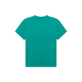 Tricou cu mânecă scurtă, imprimeu retro cu logo pe piept, verde 612965TIV473640 Tricou cu mânecă scurtă, imprimeu retro cu logo pe piept, verde 612965TIV473640