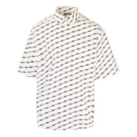 Tricou cu mânecă scurtă „License”, croială largă, „Alb” 626938TILS79040