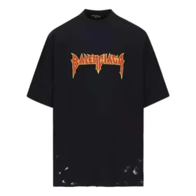 Tricou cu mânecă scurtă Metallica, croială oversized „Negru-portocaliu” 694576TMV881055 Tricou cu mânecă scurtă Metallica, croială oversized „Negru-portocaliu” 694576TMV881055
