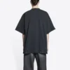 Tricou cu mânecă scurtă Metallica, croială oversized „Negru-portocaliu” 694576TMV881055