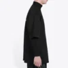Tricou cu mânecă scurtă pentru bărbați Balenciaga Crew cu imprimeu alfabetic, negru 620969TIV741070