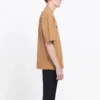 Tricou cu mânecă scurtă pentru bărbați Balenciaga cu imprimeu alfabet, galben crem 594579TGV609605