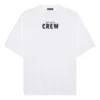 Tricou cu mânecă scurtă pentru bărbați Balenciaga cu imprimeu „Alphabet”, alb, 620969TIV749040