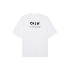 Tricou cu mânecă scurtă pentru bărbați Balenciaga cu imprimeu „Alphabet”, alb, 620969TIV749040 Tricou cu mânecă scurtă pentru bărbați Balenciaga cu imprimeu „Alphabet”, alb, 620969TIV749040