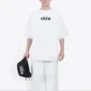 Tricou cu mânecă scurtă pentru bărbați Balenciaga cu imprimeu „Alphabet”, alb, 620969TIV749040