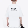 Tricou cu mânecă scurtă pentru bărbați Balenciaga cu imprimeu „Alphabet”, alb, 620969TIV749040
