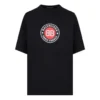 Tricou cu mânecă scurtă pentru bărbați Balenciaga cu imprimeu BLogo, negru 612966TJVD61000