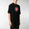 Tricou cu mânecă scurtă pentru bărbați Balenciaga cu imprimeu BLogo, negru 612966TJVD61000