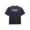 Tricou cu mânecă scurtă pentru bărbați Balenciaga, cu imprimeu de Political Campaign, albastru marin 570803TAV444128